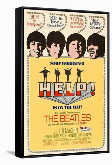 Help!, 1965-null-Framed Stretched Canvas