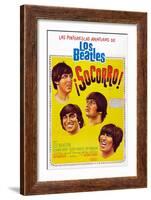 Help!, Argentinean Poster Art, The Beatles, 1965-null-Framed Art Print