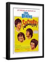 Help!, Argentinean Poster Art, The Beatles, 1965-null-Framed Art Print