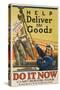 Help Deliver the Goods Poster-null-Stretched Canvas