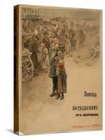 Help Famine Victims (Poster Desig), 1899-Sergei Arsenyevich Vinogradov-Stretched Canvas