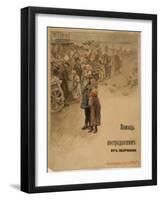 Help Famine Victims (Poster Desig), 1899-Sergei Arsenyevich Vinogradov-Framed Giclee Print