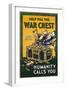 Help Fill the War Chest Poster-null-Framed Giclee Print