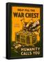 Help Fill the War Chest War Propaganda Vintage Ad Poster Print-null-Framed Poster