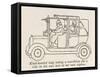 Help for Taxi Drivers-William Heath Robinson-Framed Stretched Canvas