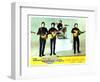 Help, from Left:Paul Mccartney, George Harrison, Ringo Starr, John Lennon, 1965-null-Framed Art Print