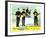 Help, from Left:Paul Mccartney, George Harrison, Ringo Starr, John Lennon, 1965-null-Framed Art Print