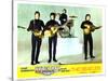 Help, from Left:Paul Mccartney, George Harrison, Ringo Starr, John Lennon, 1965-null-Stretched Canvas