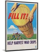 Help Harvest War Crops-Stevan Dohanos-Mounted Art Print