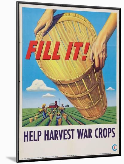 Help Harvest War Crops-Stevan Dohanos-Mounted Art Print