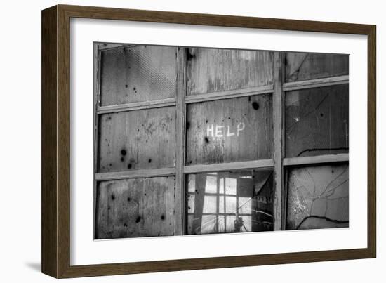 Help in Broken Windows-null-Framed Photo