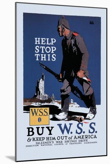 Help Stop This-Treidler-Mounted Art Print