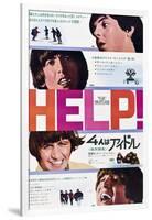 Help!, The Beatles, Japanese Poster Art, 1965-null-Framed Art Print