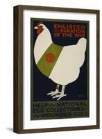 Help the National Egg Collection for the Wounded-null-Framed Giclee Print