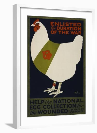 Help the National Egg Collection for the Wounded-null-Framed Giclee Print