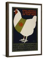 Help the National Egg Collection for the Wounded-null-Framed Giclee Print