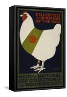 Help the National Egg Collection for the Wounded-null-Framed Stretched Canvas