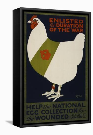 Help the National Egg Collection for the Wounded-null-Framed Stretched Canvas