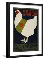 Help the National Egg Collection for the Wounded-null-Framed Premium Giclee Print