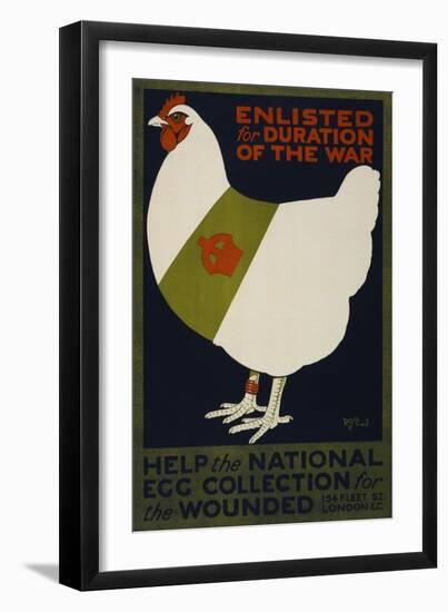 Help the National Egg Collection for the Wounded-null-Framed Premium Giclee Print