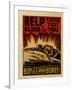"Help Those That Bleed For You -- Buy U.S. War Bonds!", 1943-null-Framed Giclee Print