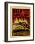 "Help Those That Bleed For You -- Buy U.S. War Bonds!", 1943-null-Framed Giclee Print