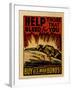 "Help Those That Bleed For You -- Buy U.S. War Bonds!", 1943-null-Framed Giclee Print