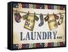 Help Wanted Laundry-Laurie Korsgaden-Framed Stretched Canvas