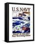 Help Your Country! Enlist in the Navy, c.1917-Henry Reuterdahl-Framed Stretched Canvas