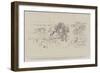 Helped by Fellow-Colonials, a Wounded Canadian Scout Succoured by a Victorian Patrol-Charles Edwin Fripp-Framed Giclee Print