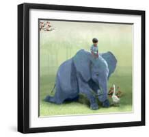 Helping a Friend-Nancy Tillman-Framed Art Print