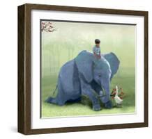 Helping a Friend-Nancy Tillman-Framed Art Print