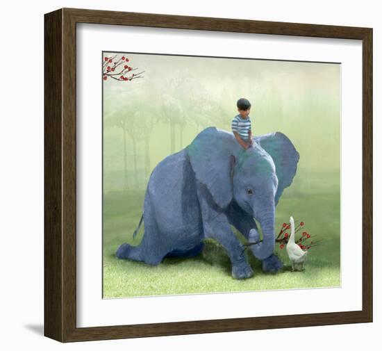 Helping a Friend-Nancy Tillman-Framed Art Print