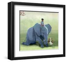 Helping a Friend-Nancy Tillman-Framed Art Print