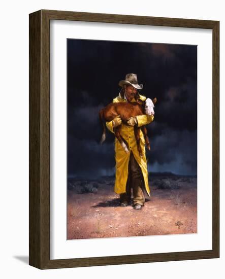 Helping Hand-Jack Sorenson-Framed Art Print