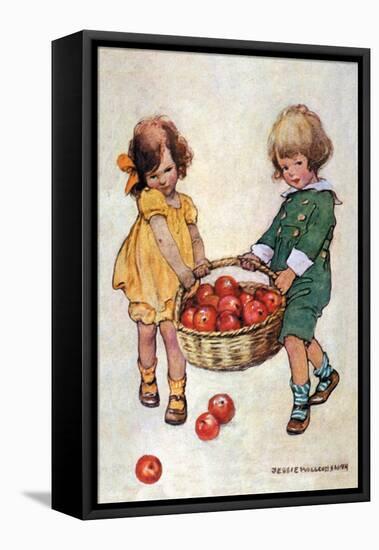 Helping Hands-Jessie Willcox-Smith-Framed Stretched Canvas