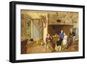 Helping Mother-G. W. Brownlow-Framed Giclee Print