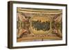 Helping the People During the Famine of 1662, Ceiling Painting from the Galerie Des Glaces-Charles Le Brun-Framed Giclee Print