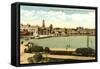 Helsingborg Harbor, Sweden-null-Framed Stretched Canvas