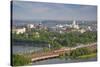 Helsinki from Above-Jon Hicks-Stretched Canvas