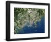 Helsinki, Satellite Image-PLANETOBSERVER-Framed Premium Photographic Print