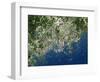 Helsinki, Satellite Image-PLANETOBSERVER-Framed Premium Photographic Print