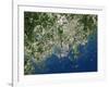 Helsinki, Satellite Image-PLANETOBSERVER-Framed Photographic Print