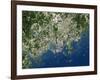 Helsinki, Satellite Image-PLANETOBSERVER-Framed Photographic Print