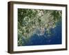 Helsinki, Satellite Image-PLANETOBSERVER-Framed Photographic Print