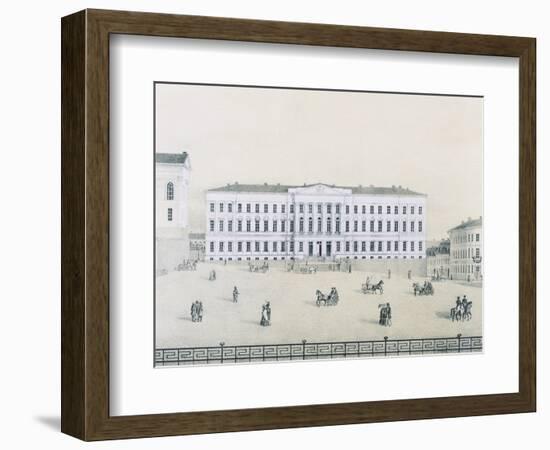 Helsinki University by Liewandal, Finland 19th Century-null-Framed Giclee Print