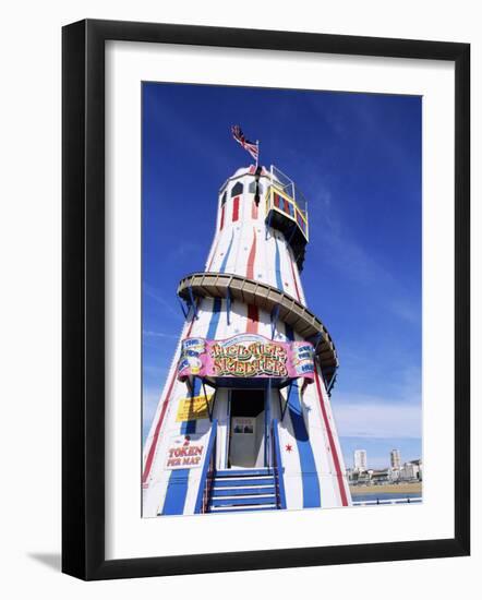 Helter Skelter at Brighton Pier, Brighton, Sussex, England-Steve Vidler-Framed Photographic Print