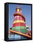 Helter Skelter, Fairground, Hunstanton, Norfolk, England, United Kingdom-John Miller-Framed Stretched Canvas