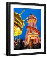 Helter Skelter, Goose Fair, Nottingham, Nottinghamshire, England, United Kingdom, Europe-Frank Fell-Framed Photographic Print