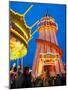 Helter Skelter, Goose Fair, Nottingham, Nottinghamshire, England, United Kingdom, Europe-Frank Fell-Mounted Photographic Print